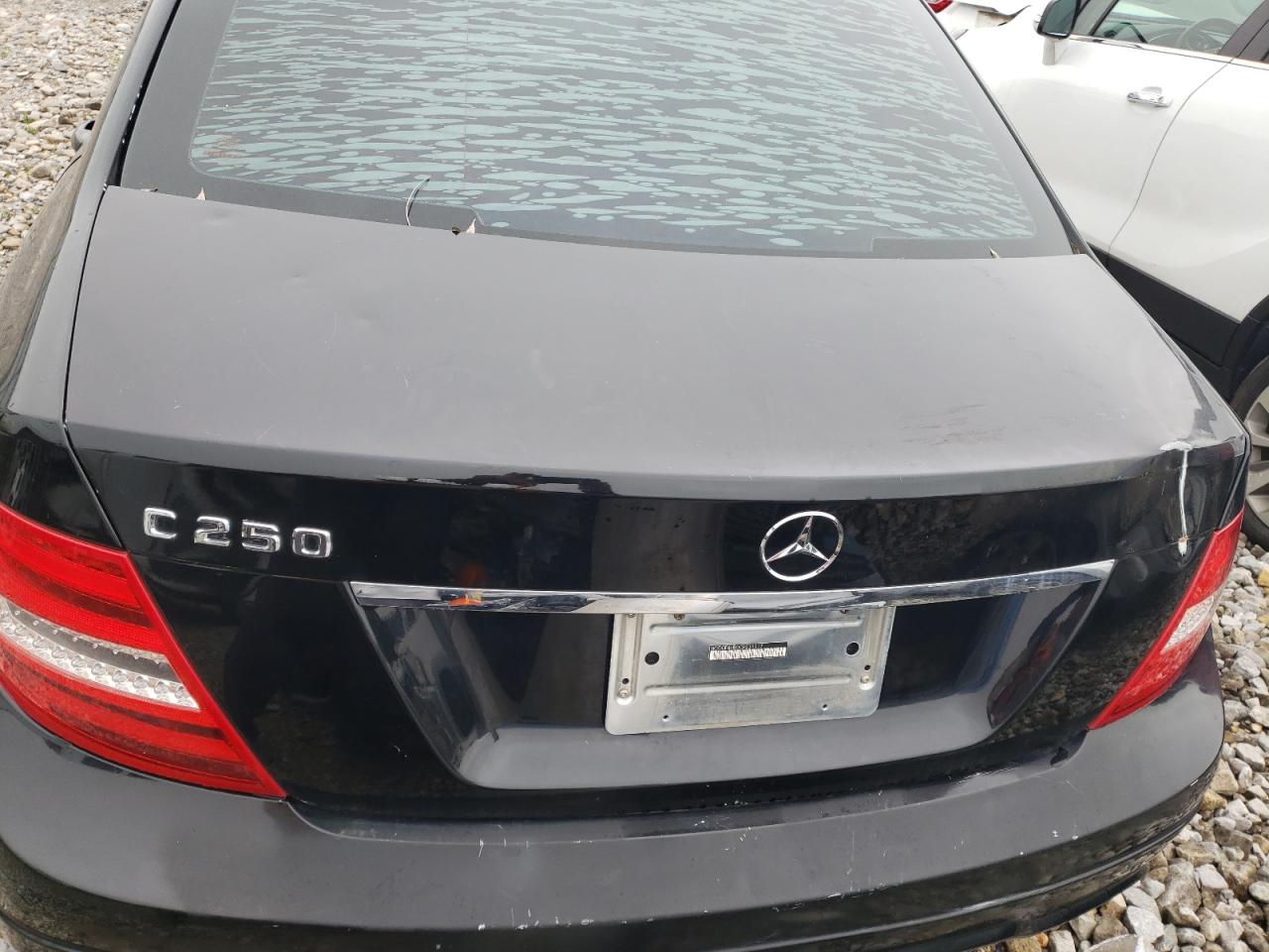 2013 Mercedes-Benz C-klasse VIN WDDGF4HB1DR271540 Copart auction photo, side damage thumbnail 6