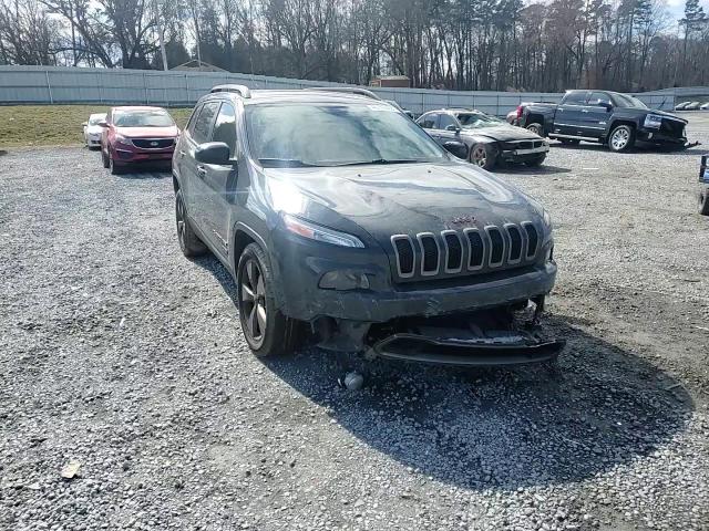2017 Jeep Grand Cherokee VIN 1C4PJLCB8HW510504 Copart auction photo, front end / top/roof damage thumbnail 11