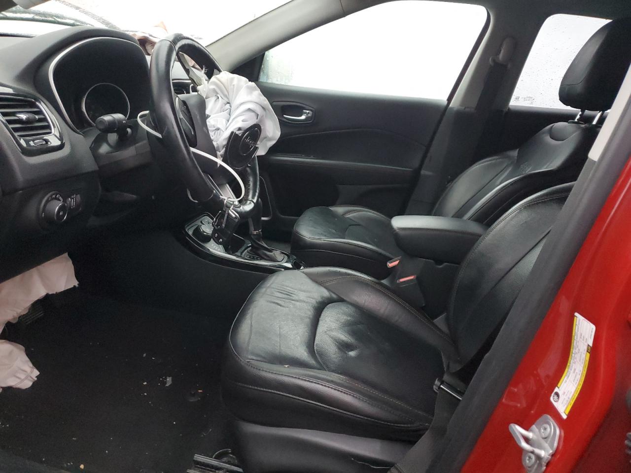 2018 Jeep Compass VIN 3C4NJDCB1JT321072 Copart auction photo, front end / side damage thumbnail 7