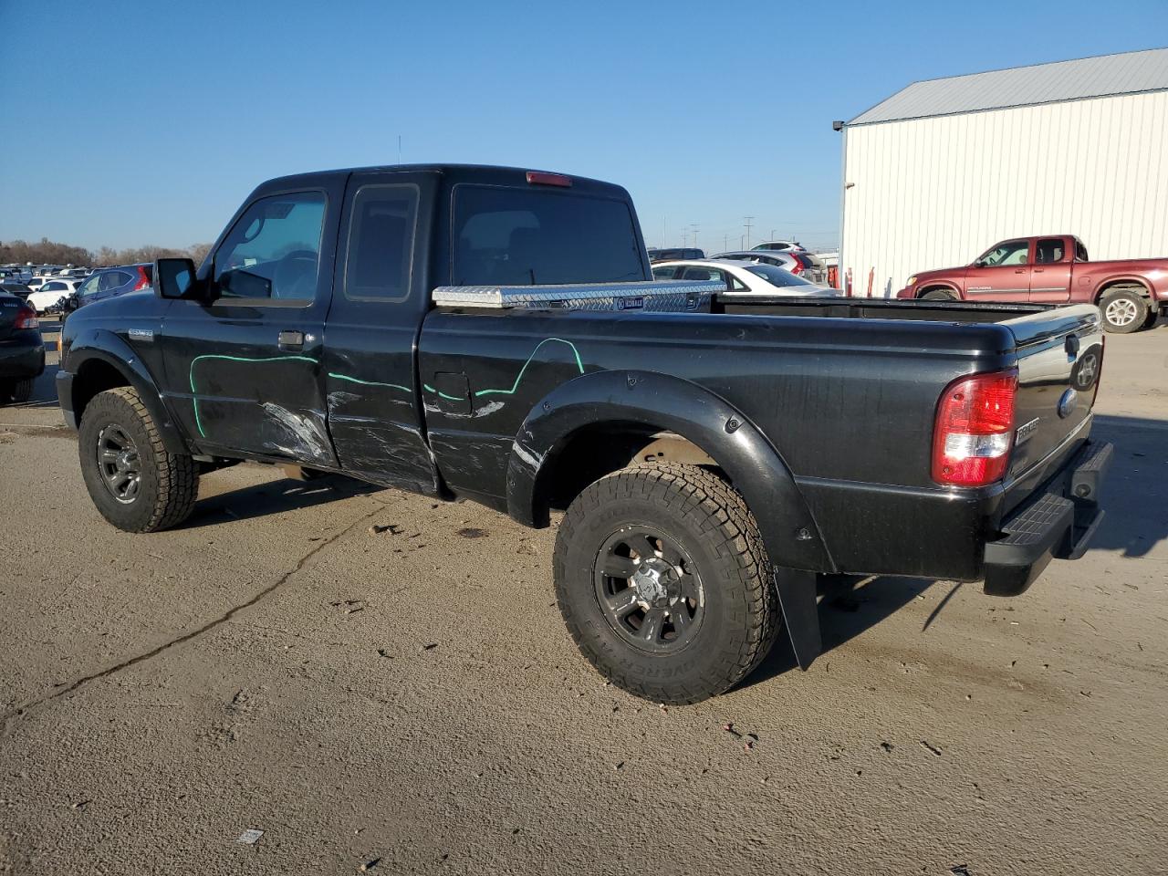 2007 Ford Ranger VIN 1FTYR14U87PA84601 Copart auction photo, side / front end damage thumbnail 2
