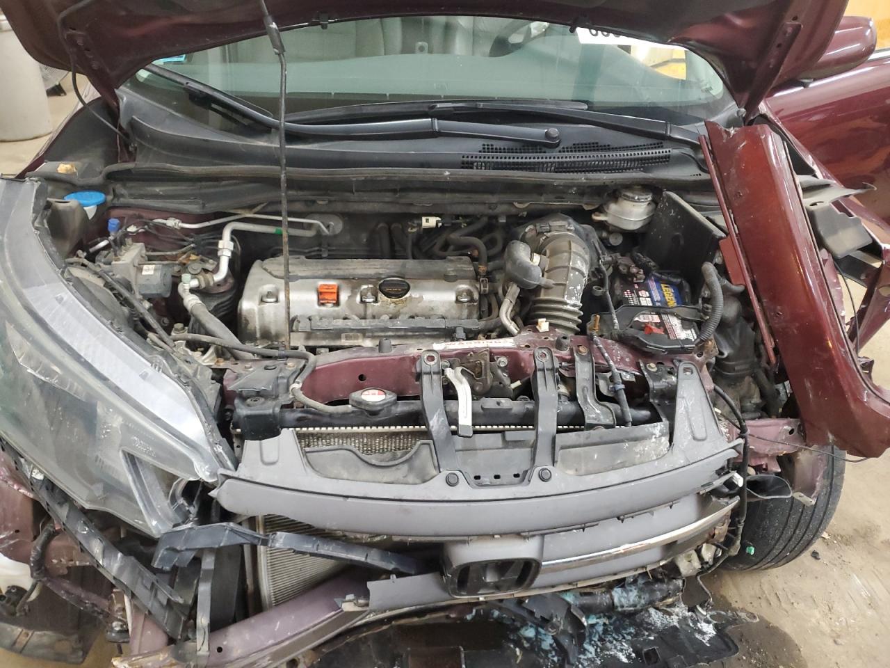 2012 Honda CR-V VIN 5J6RM4H7XCL016188 Copart auction photo, front end / hail damage thumbnail 13