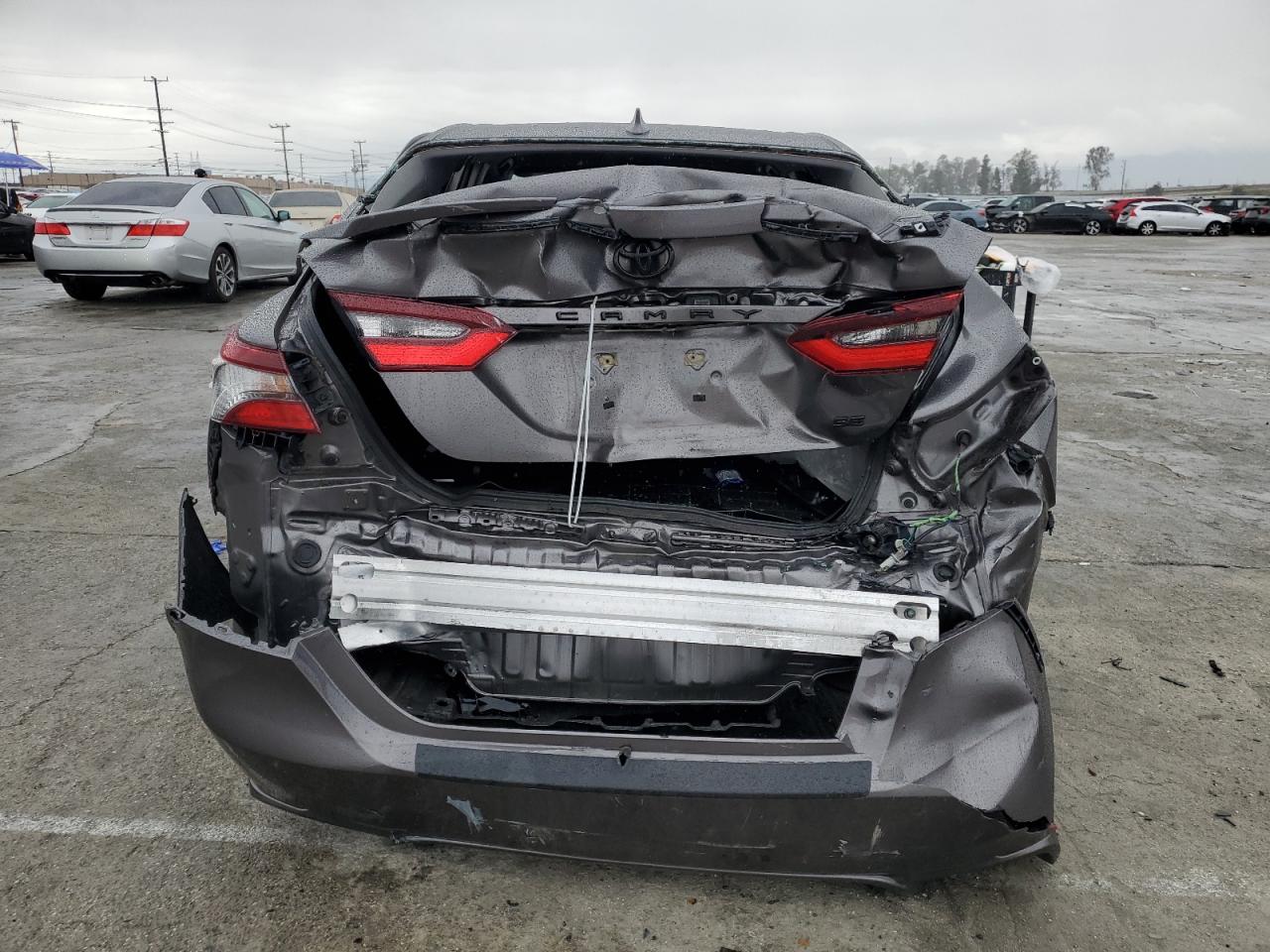 2021 Toyota Camry VIN 4T1G11AK3MU556170 Copart auction photo, rear end / side damage thumbnail 6
