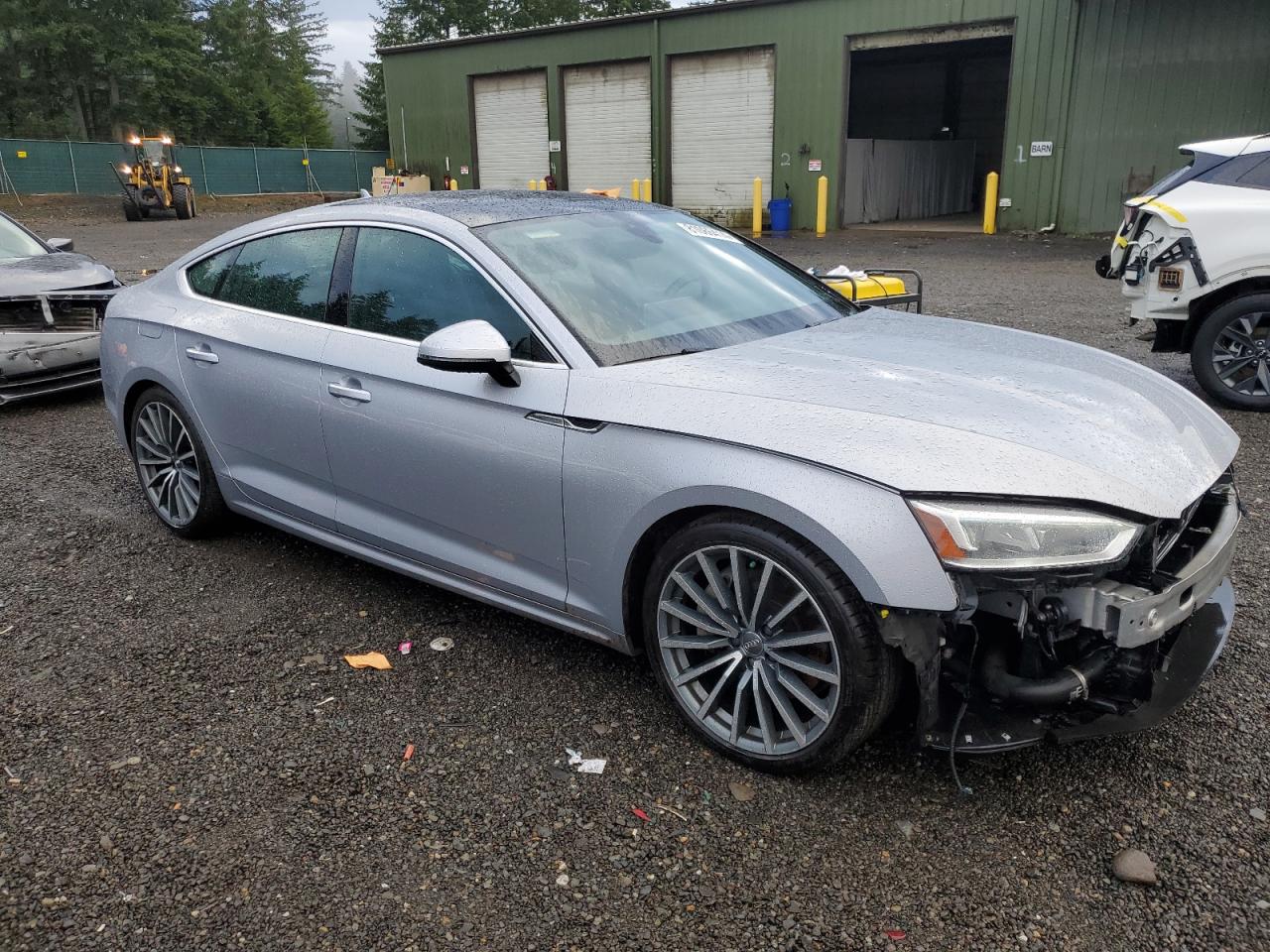 2018 Audi A5 VIN WAUCNCF57JA051653 Copart auction photo, front end damage thumbnail 4
