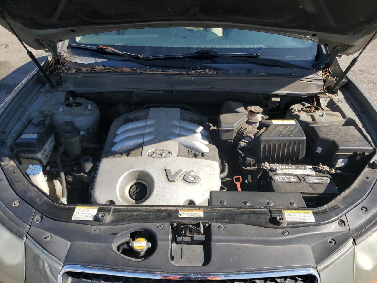 2007 Hyundai Santa Fe VIN 5NMSH13E87H047771 Copart auction photo, rear end damage thumbnail 12