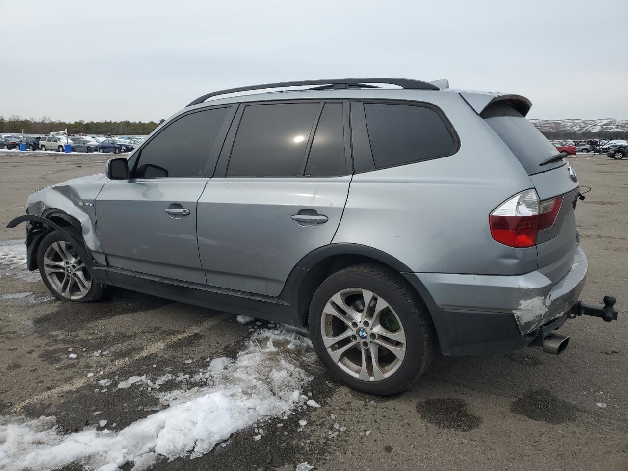 2007 BMW X3 VIN WBXPC93477WF12831 Copart auction photo, front end / rear end damage thumbnail 2