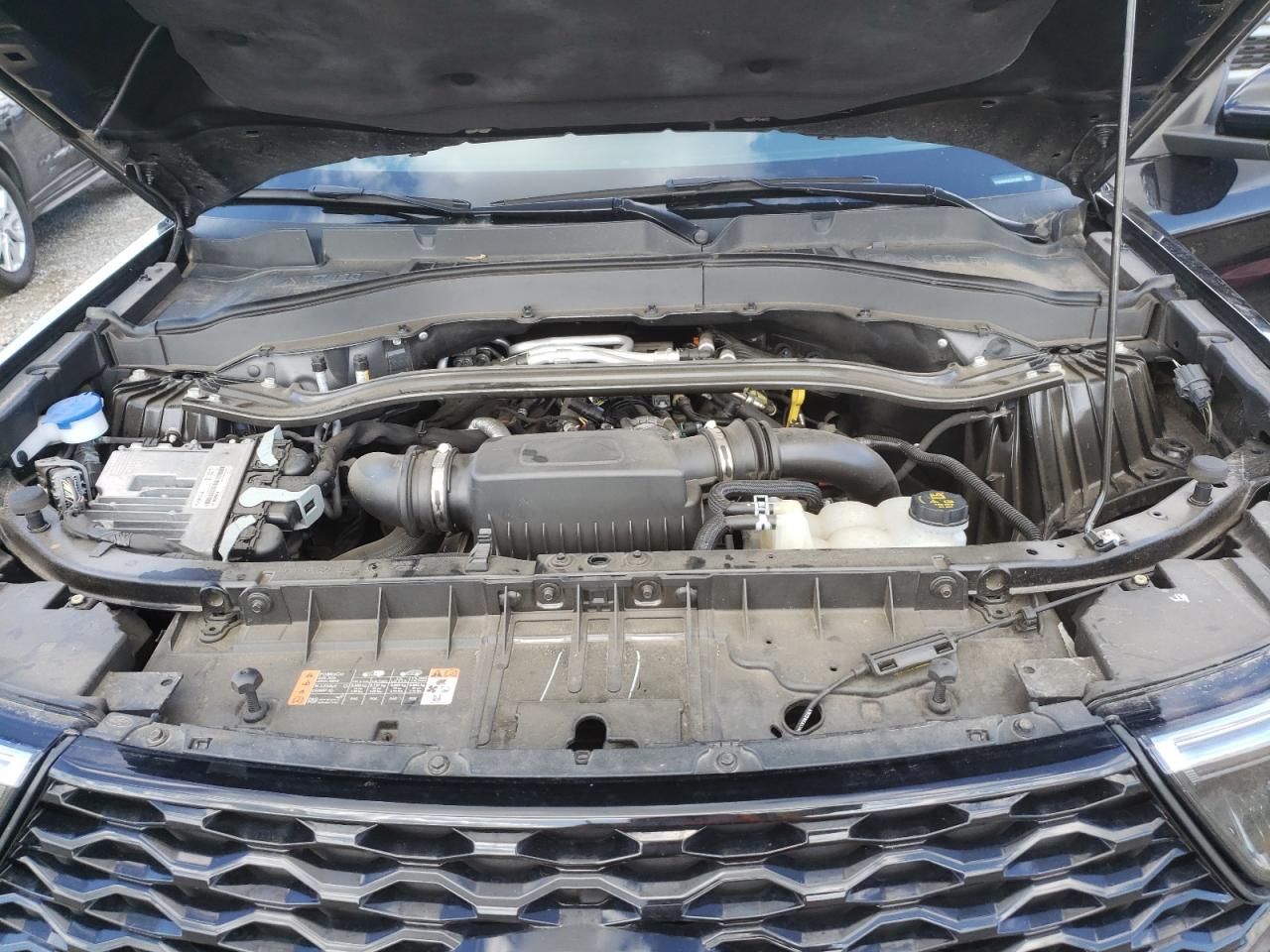 2020 Ford Explorer VIN 1FM5K8GC6LGC10091 Copart auction photo, undercarriage / front end damage thumbnail 12