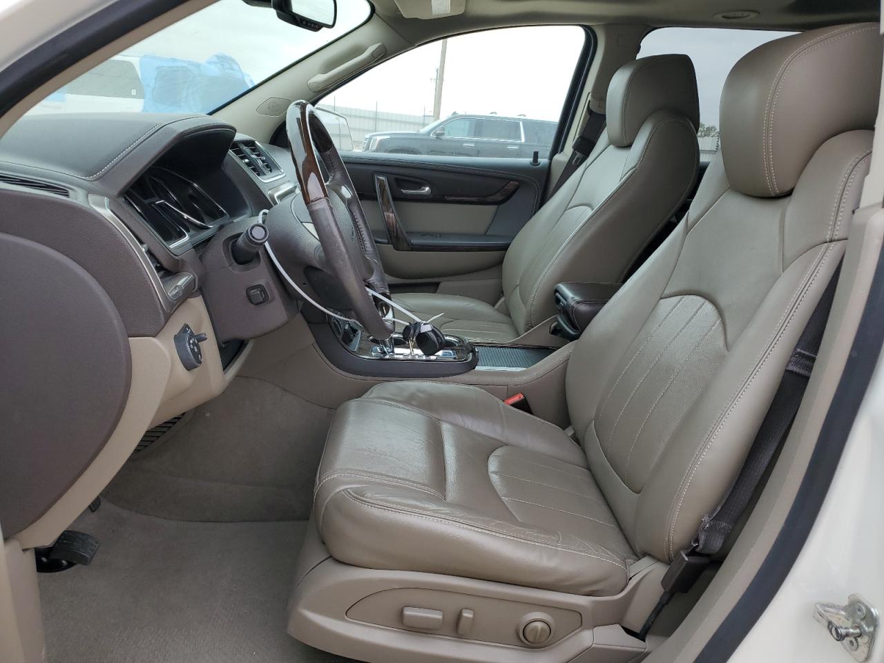 2015 GMC Acadia VIN 1GKKRTKDXFJ263393 Copart auction photo, front end / side damage thumbnail 7