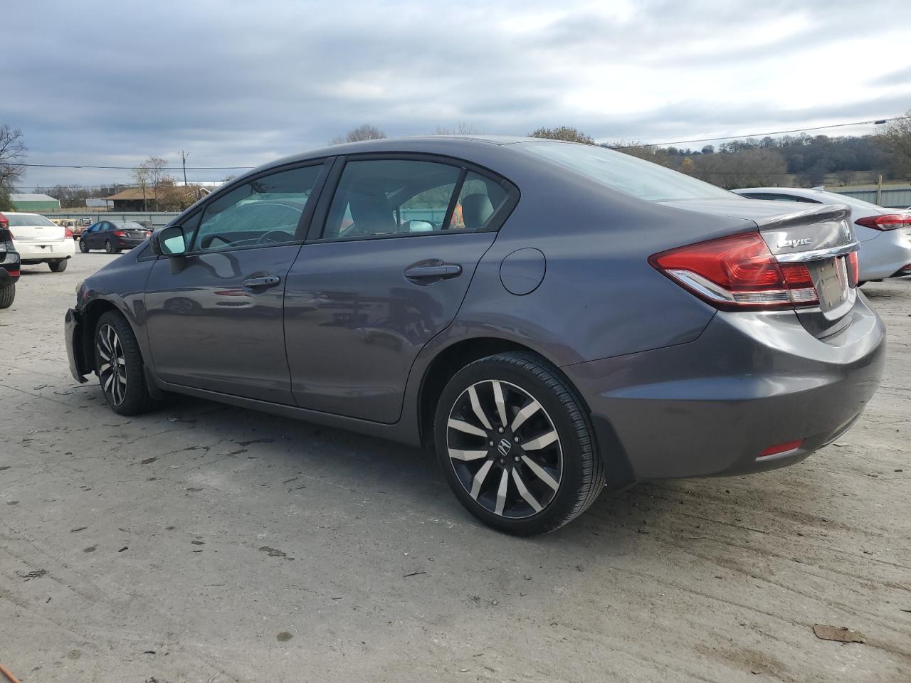 2014 Honda Civic VIN 19XFB2F93EE050735 Copart auction photo, front end / side damage thumbnail 2