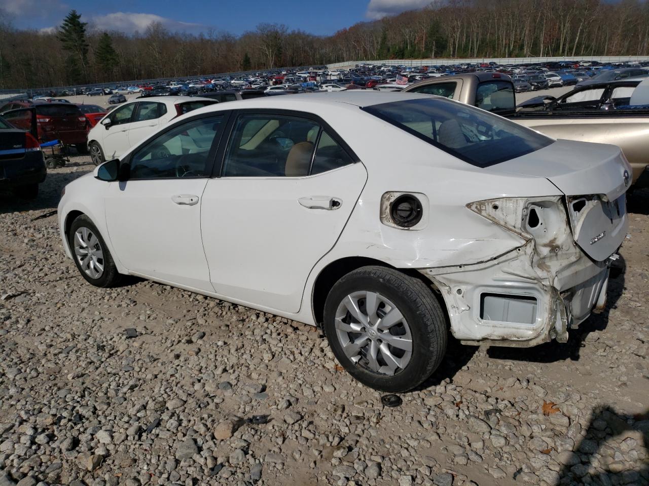 2014 Toyota Corolla VIN 2T1BURHE0EC036995 Copart auction photo, rear end / minor dent/scratches damage thumbnail 2