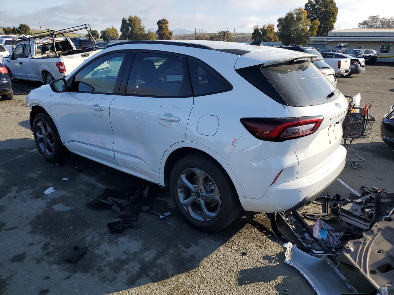 2023 Ford Escape VIN 1FMCU9MN2PUA09342 Copart auction photo, all over damage thumbnail 2