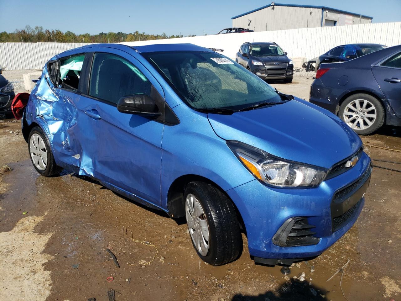 2018 Chevrolet Spark VIN KL8CA6SA6JC420826 Copart auction photo, rollover damage thumbnail 4