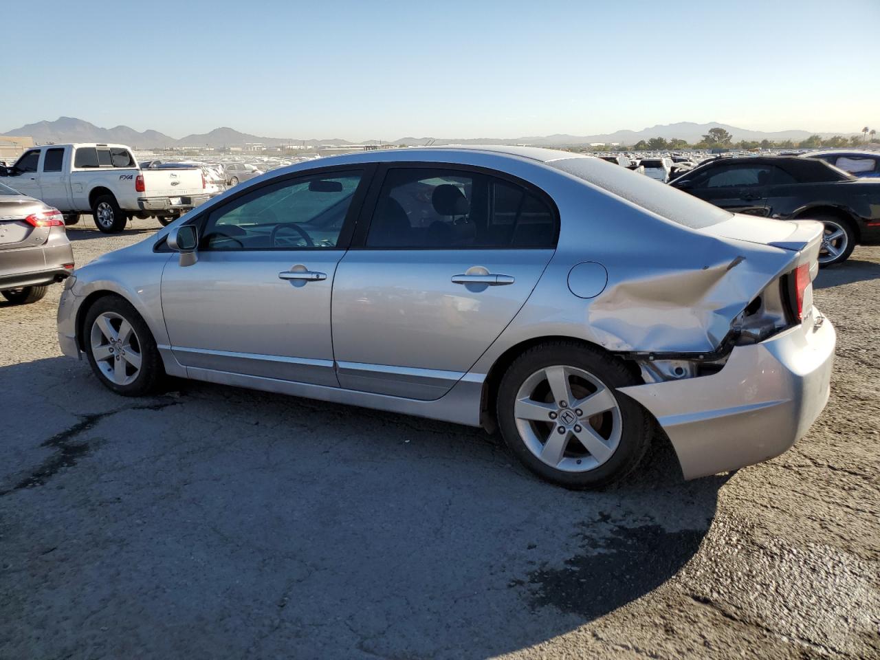 2010 Honda Civic VIN 19XFA1F64AE082316 Copart auction photo, rear end damage thumbnail 2