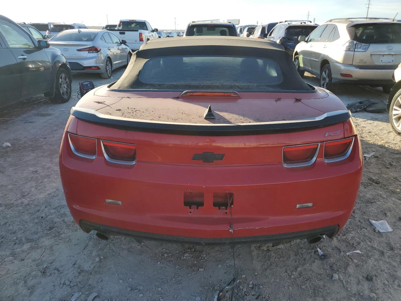 2011 Chevrolet Camaro VIN 2G1FB3DD6B9198801 Copart auction photo, front end damage thumbnail 6