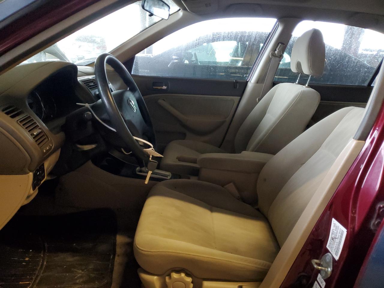 2003 Honda Civic VIN 2HGES26713H576455 Copart auction photo, front end damage thumbnail 7