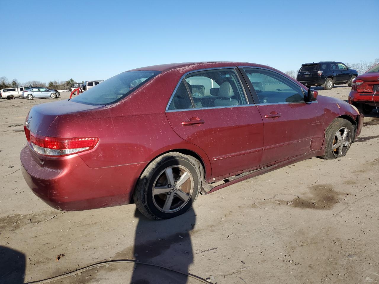 2003 Honda Accord VIN 1HGCM56673A134630 Copart auction photo, side damage thumbnail 3