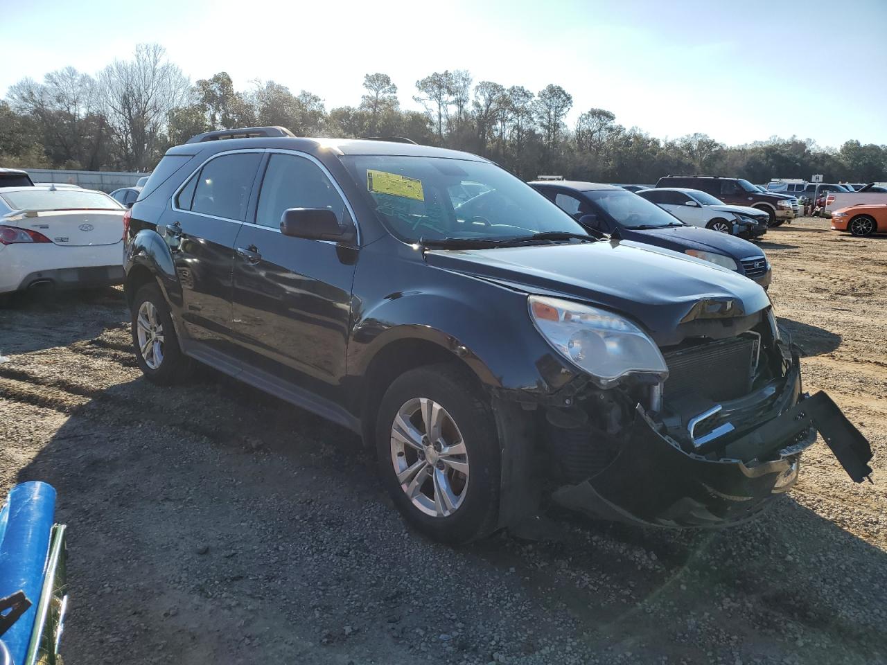 2013 Chevrolet Equinox VIN 2GNALDEK8D6260101 Copart auction photo, front end damage thumbnail 4