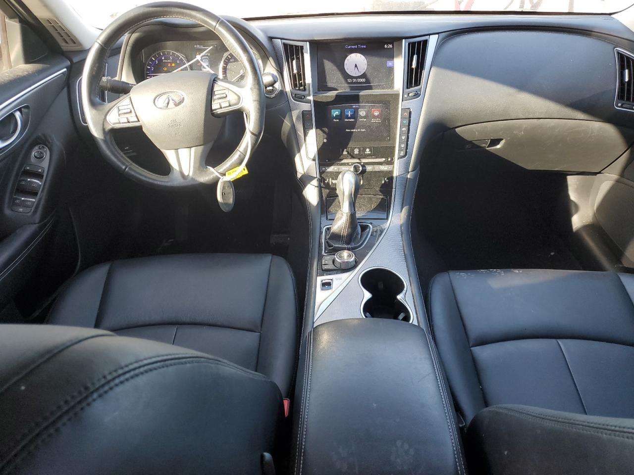 2015 Infiniti Q50 VIN JN1BV7APXFM332952 Copart auction photo, front end damage thumbnail 8
