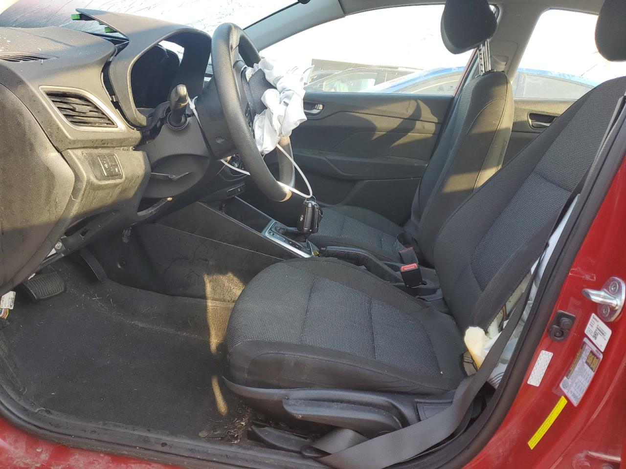 2022 Hyundai Accent VIN 3KPC24A60NE183237 Copart auction photo, front end damage thumbnail 7