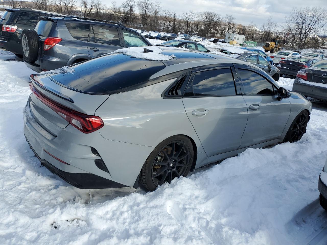 2022 KIA K5 VIN 5XXG64J27NG131193 Copart auction photo, front end / minor dent/scratches damage thumbnail 3