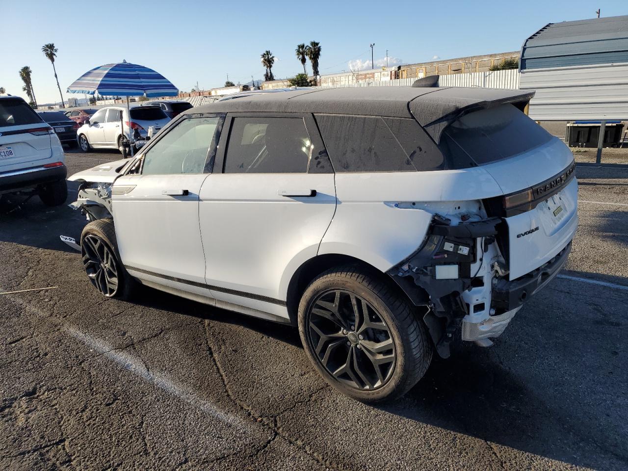 2023 Land Rover Range Rover VIN SALZL2FX2PH222607 Copart auction photo, all over damage thumbnail 2