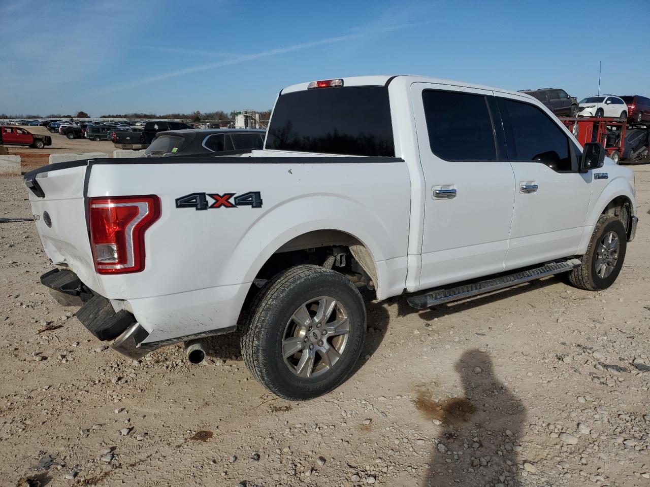 2017 Ford F-150 VIN 1FTEW1EFXHKD20322 Copart auction photo, front end / hail damage thumbnail 3