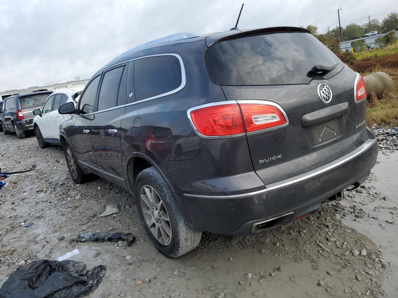 2015 Buick Enclave VIN 5GAKRBKD1FJ297861 Copart auction photo, front end damage thumbnail 2