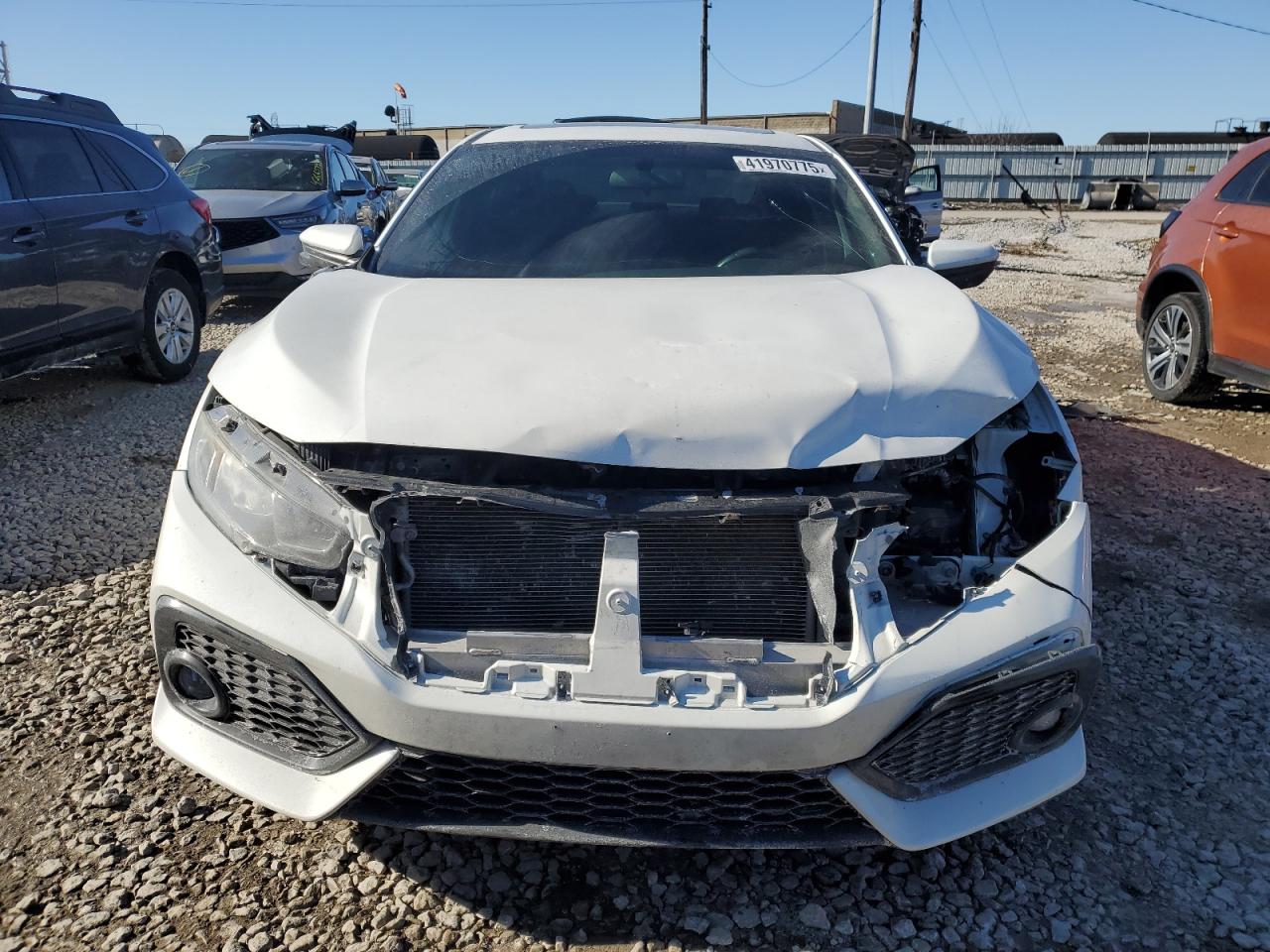 2017 Honda Civic VIN 2HGFC1E53HH704844 Copart auction photo, front end damage thumbnail 5