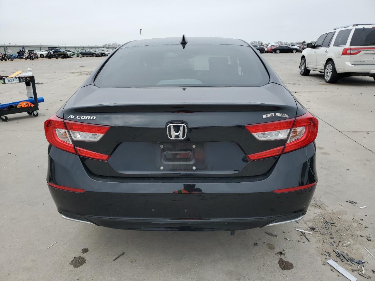 2018 Honda Accord VIN 1HGCV1F10JA053380 Copart auction photo, all over damage thumbnail 6