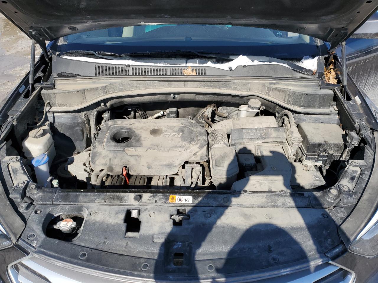 2018 Hyundai Santa Fe VIN 5XYZTDLB5JG553774 Copart auction photo, mechanical damage thumbnail 12
