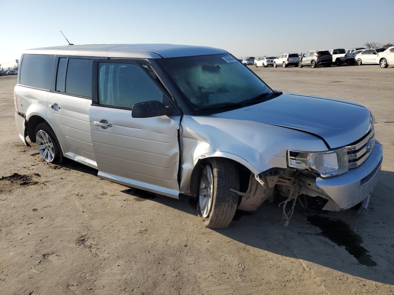 2011 Ford Flex VIN 2FMGK5BC9BBD19729 Copart auction photo, all over damage thumbnail 4