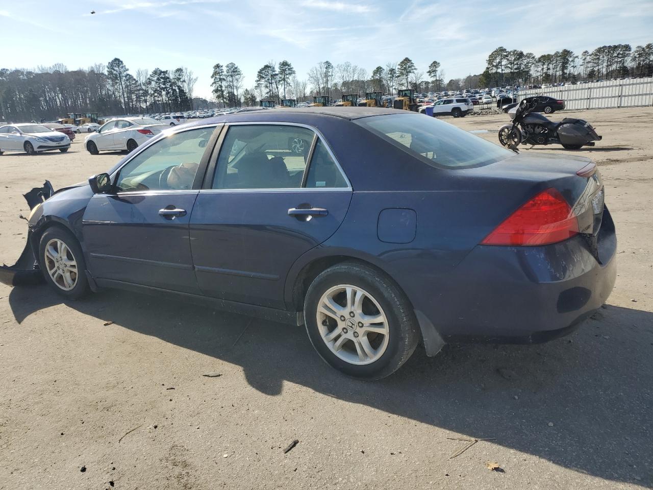 2007 Honda Accord VIN 1HGCM56327A053224 Copart auction photo, front end / undercarriage damage thumbnail 2