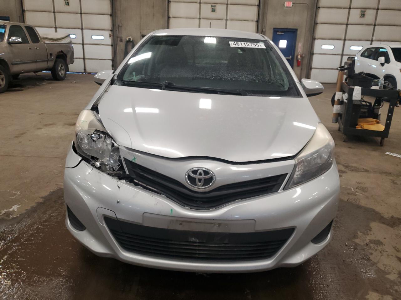 2014 Toyota Yaris VIN JTDKTUD38ED578696 Copart auction photo, front end damage thumbnail 5