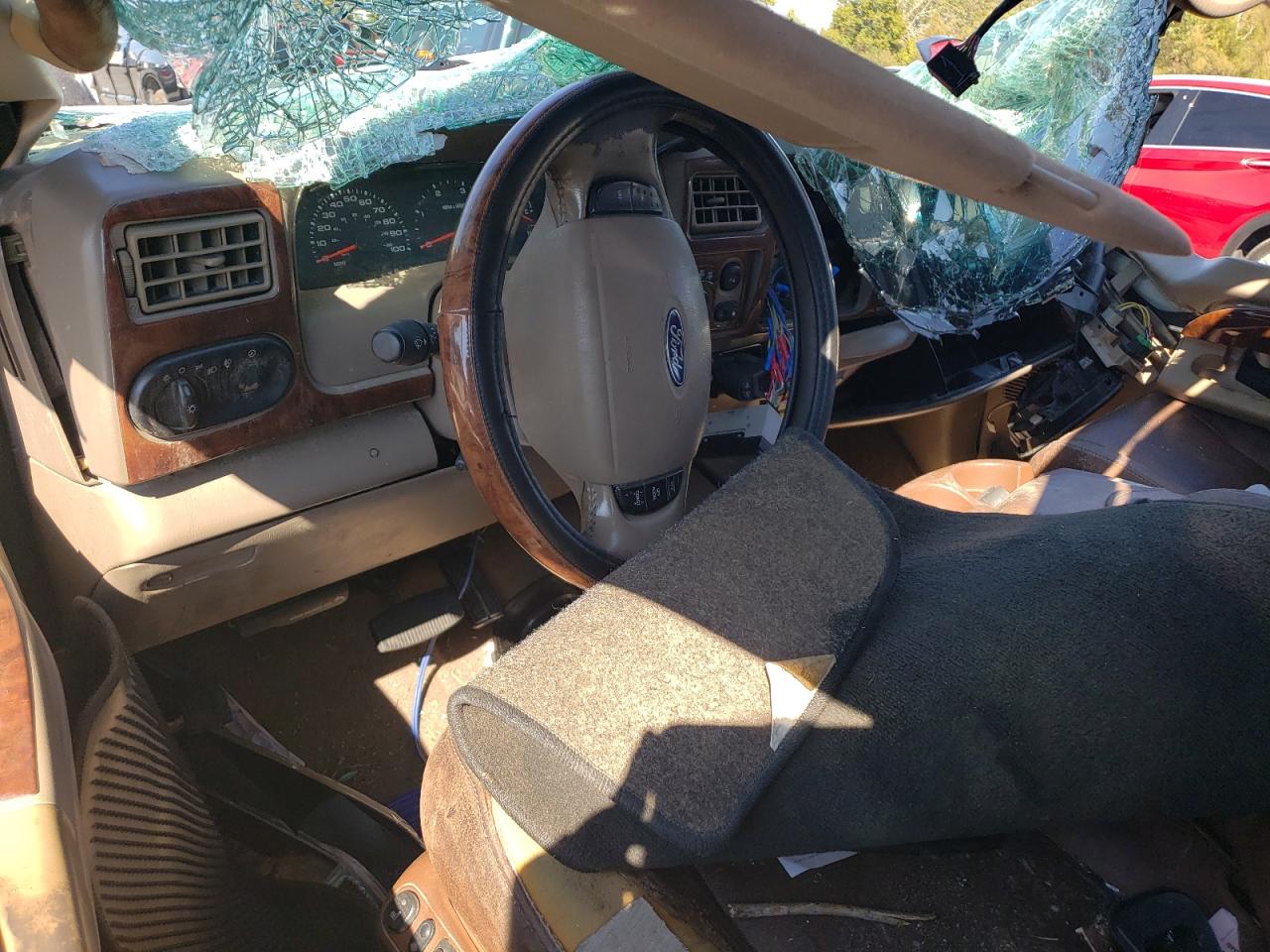 2004 Ford F350 VIN 1FTWW33P04ED97849 Copart auction photo, rollover damage thumbnail 8