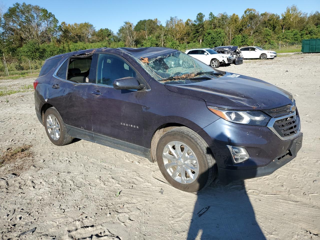 2018 Chevrolet Equinox VIN 3GNAXJEV7JS630660 Copart auction photo, top/roof damage thumbnail 4