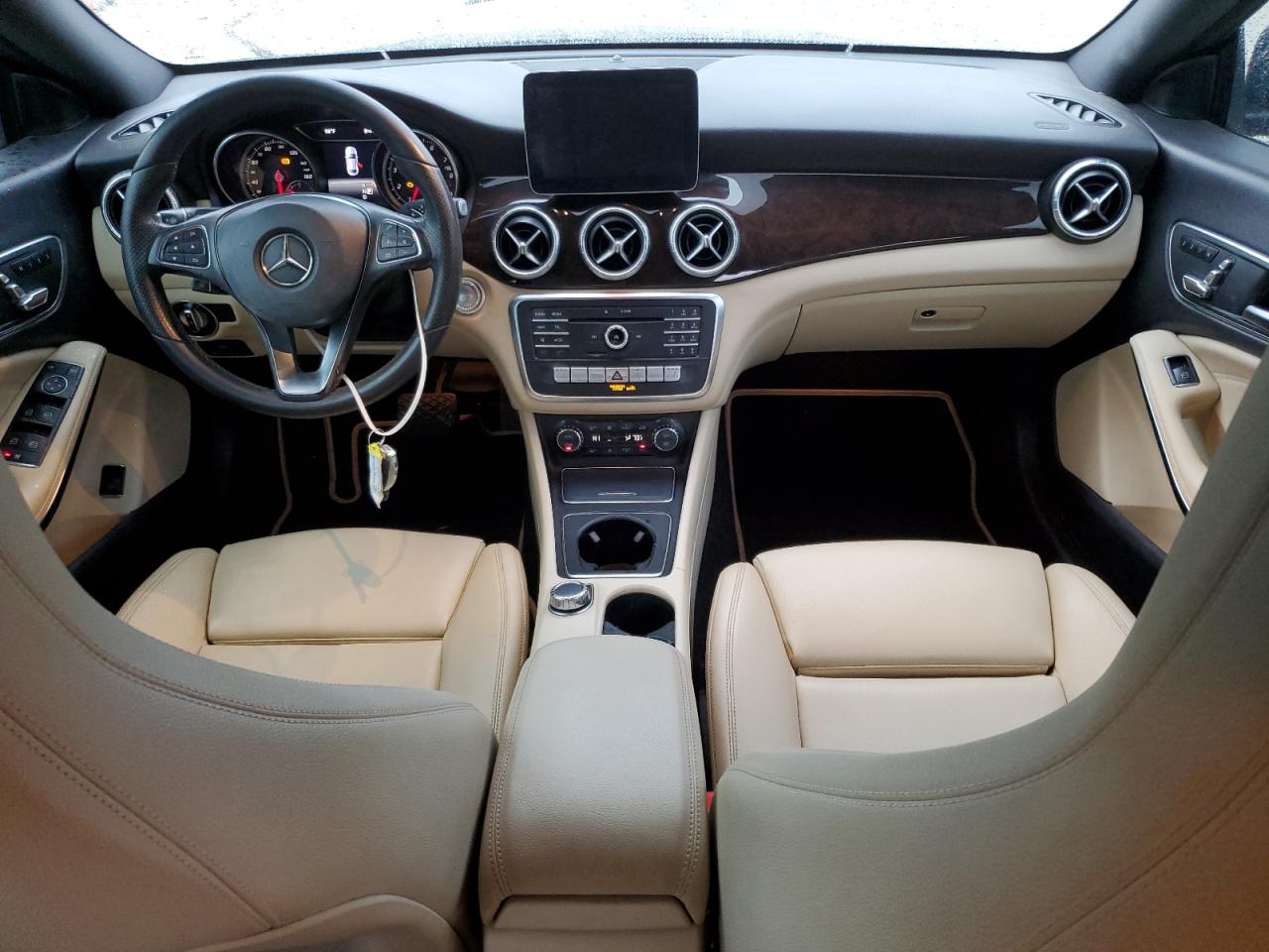 2018 Mercedes-Benz CLA-klasse VIN WDDSJ4EB2JN568820 Copart auction photo, front end damage thumbnail 8
