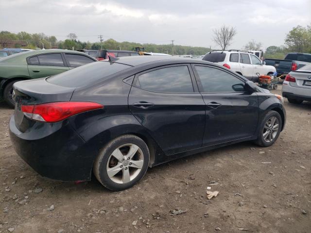 2013 Hyundai Elantra VIN KMHDH4AE2DU653984 Copart auction photo, vandalism / front end damage thumbnail 3