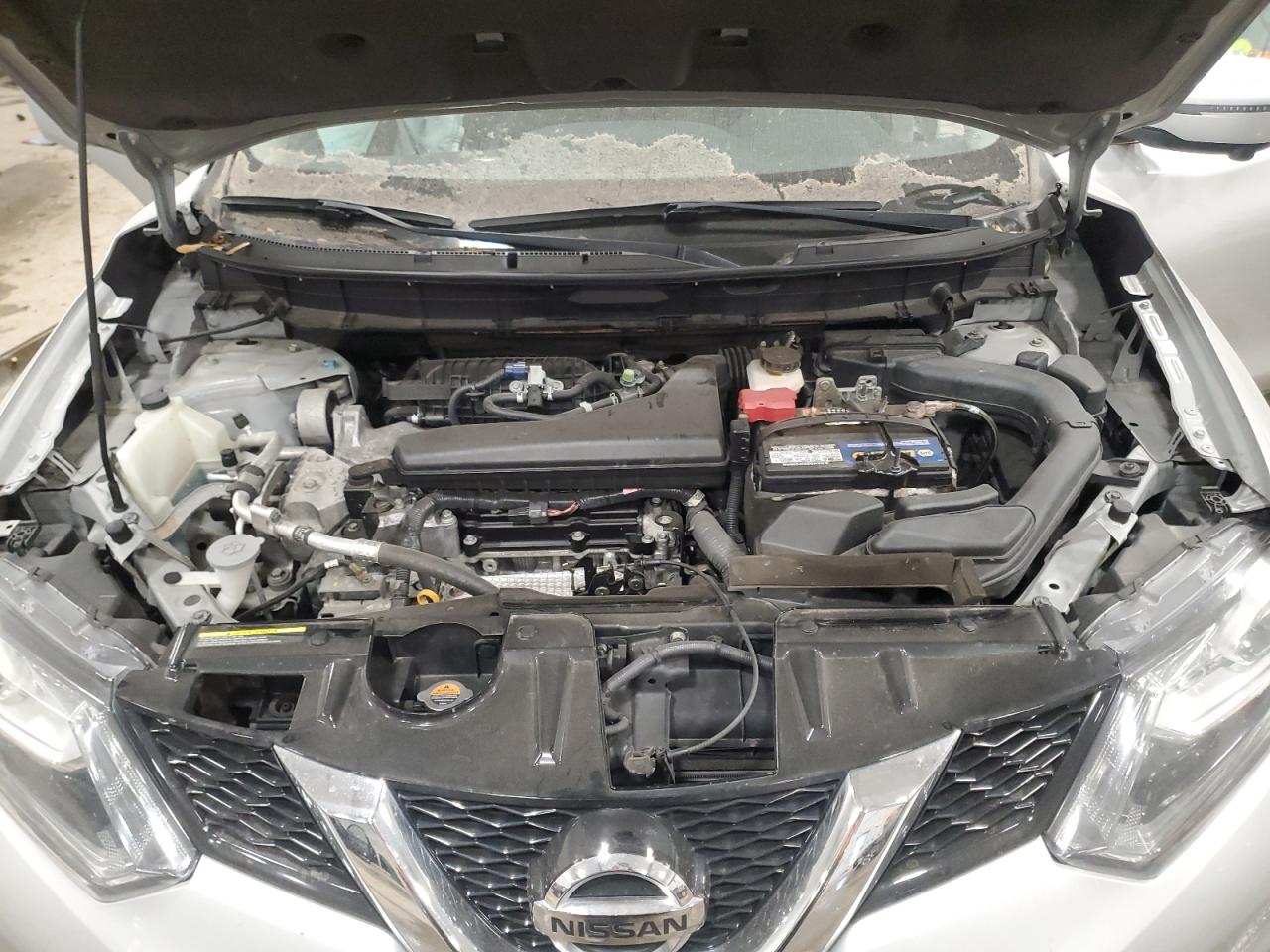 2016 Nissan Rogue VIN 5N1AT2MV1GC753943 Copart auction photo, side / front end damage thumbnail 11