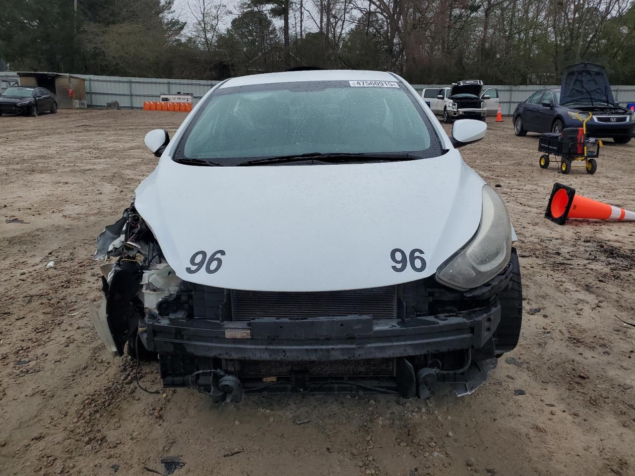 2016 Hyundai Elantra VIN 5NPDH4AE4GH675889 Copart auction photo, front end / side damage thumbnail 5