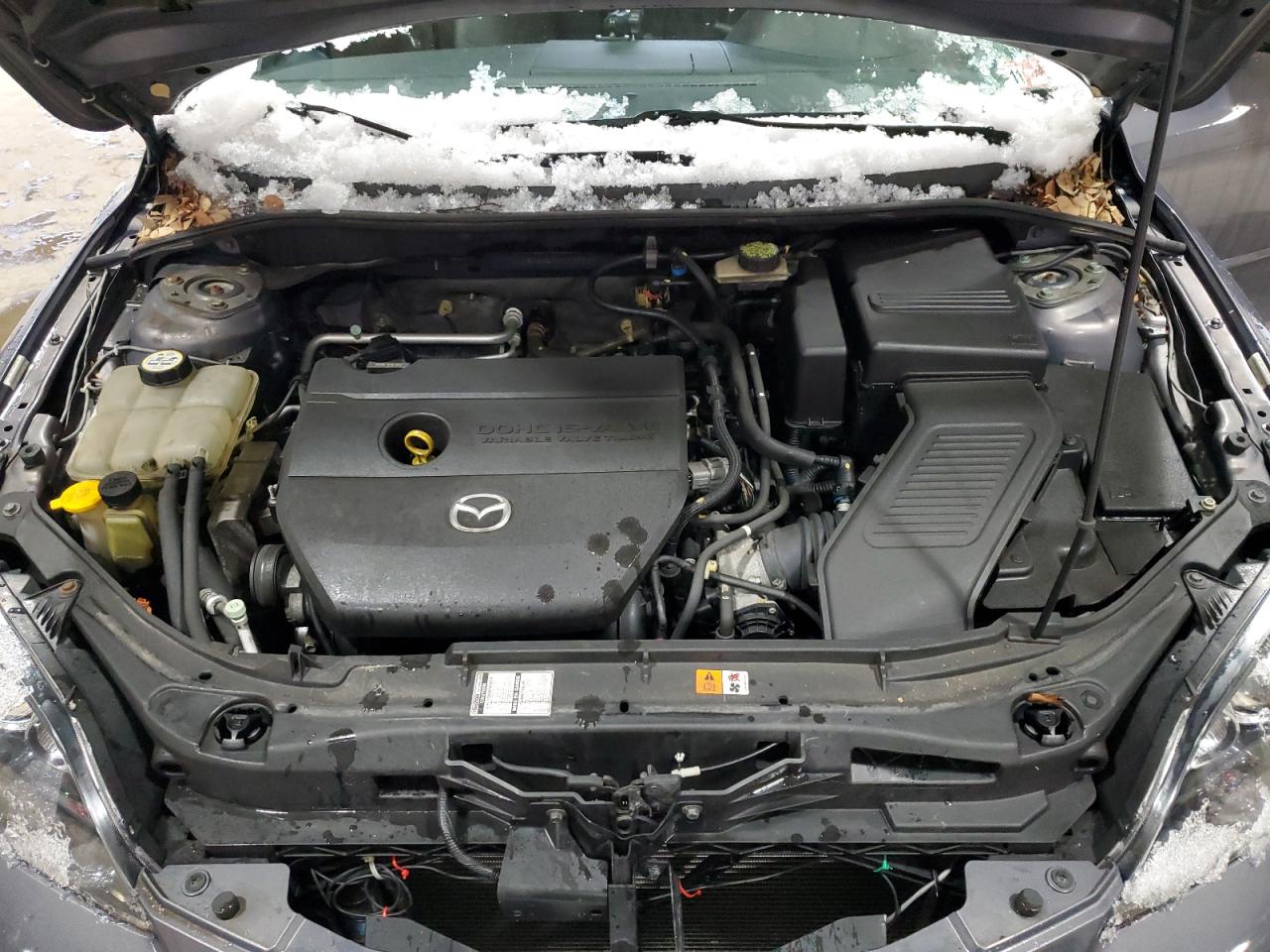 2008 Mazda 3 VIN JM1BK344681786717 Copart auction photo, front end / undercarriage damage thumbnail 11
