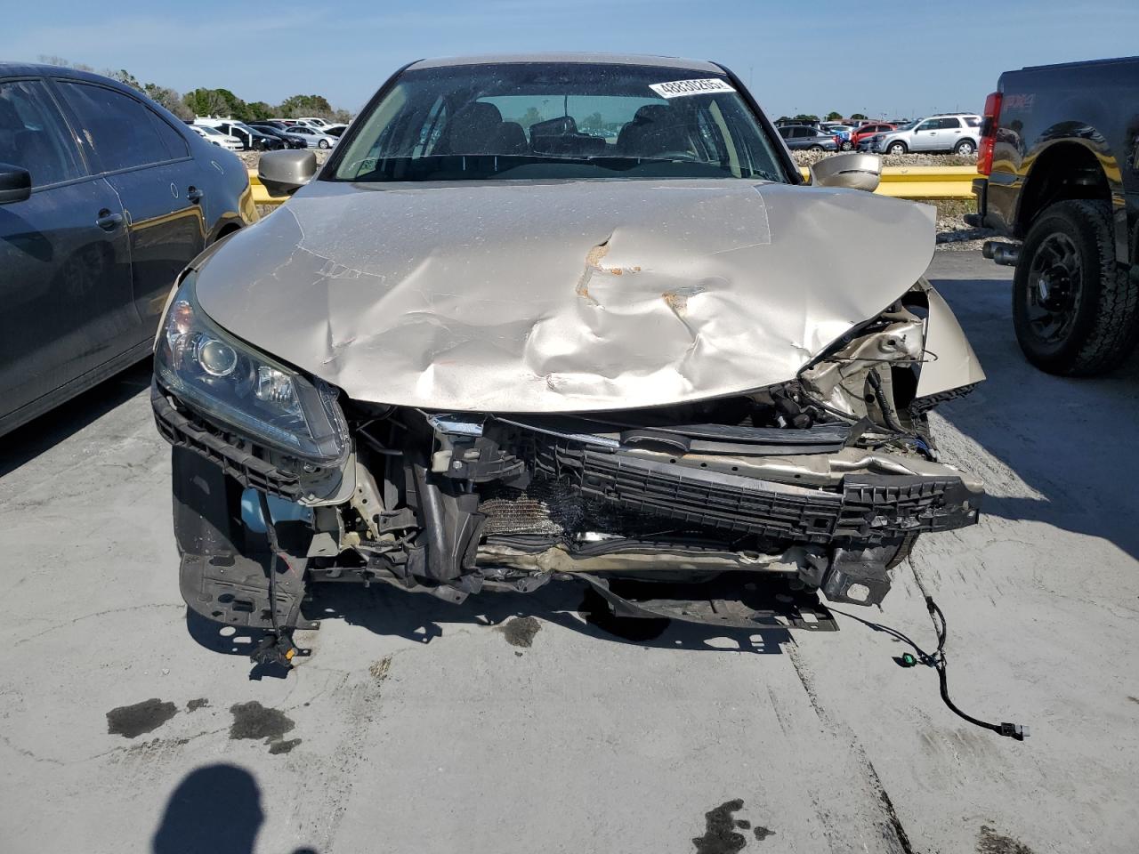 2013 Honda Accord VIN 1HGCR2F86DA134783 Copart auction photo, front end damage thumbnail 5