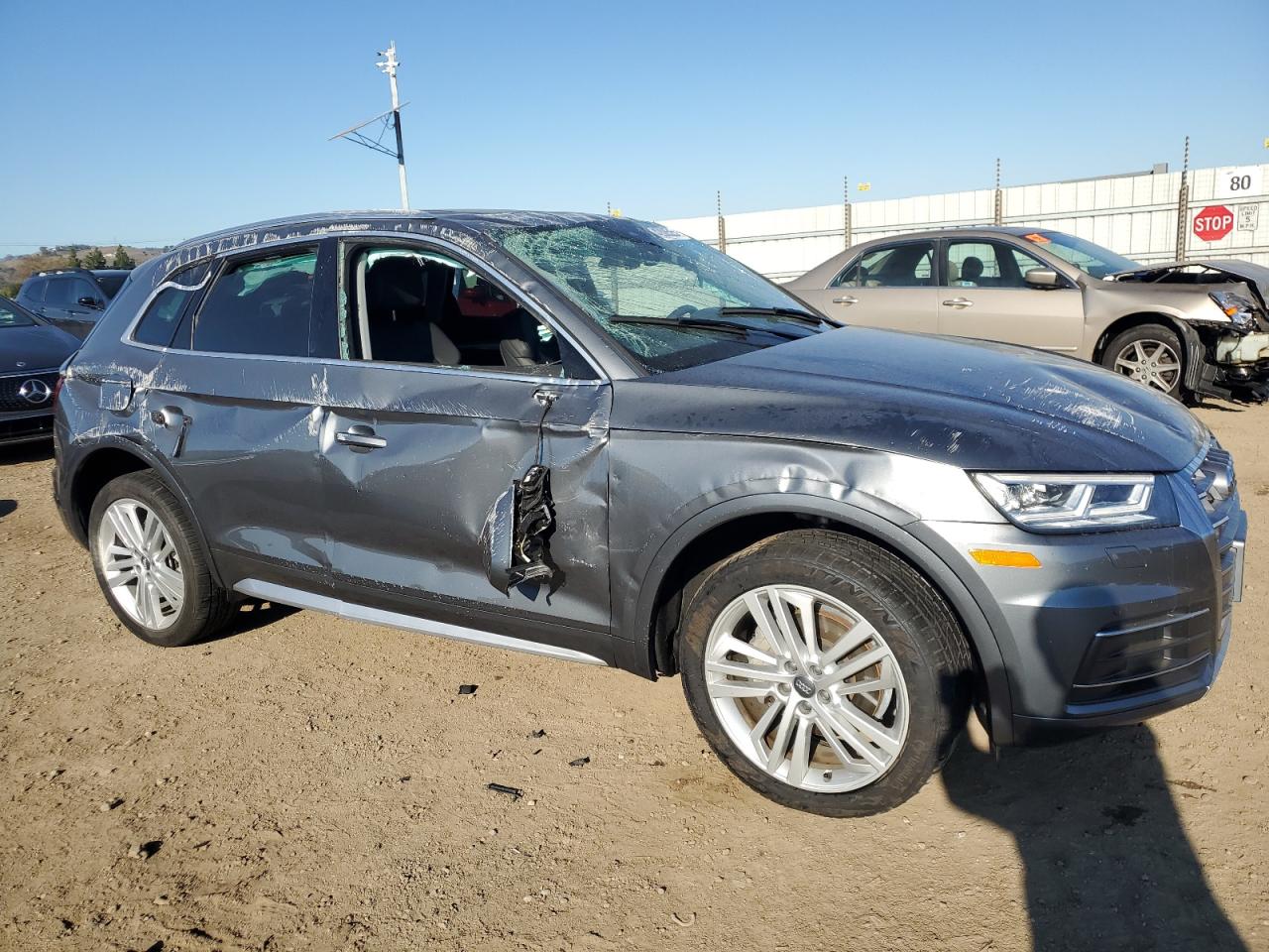 2018 Audi Q5 VIN WA1BNAFY9J2117766 Copart auction photo, mechanical / all over damage thumbnail 4