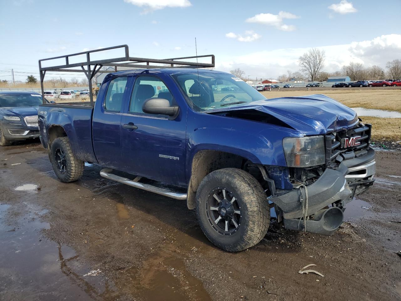 2013 GMC Sierra VIN 1GTR2TEA9DZ101852 Copart auction photo, front end damage thumbnail 4