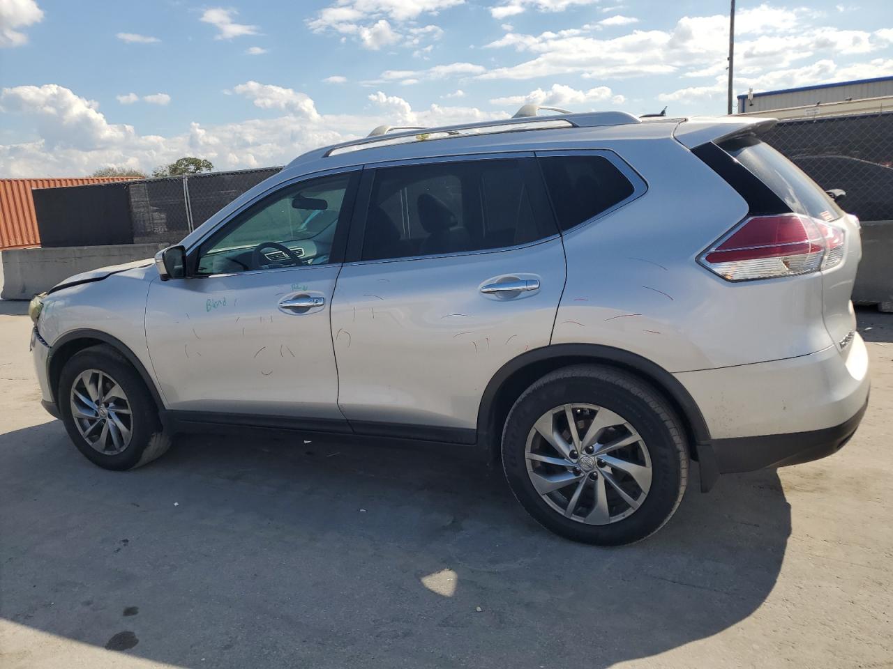 2014 Nissan Rogue VIN 5N1AT2MT8EC809100 Copart auction photo, front end damage thumbnail 2