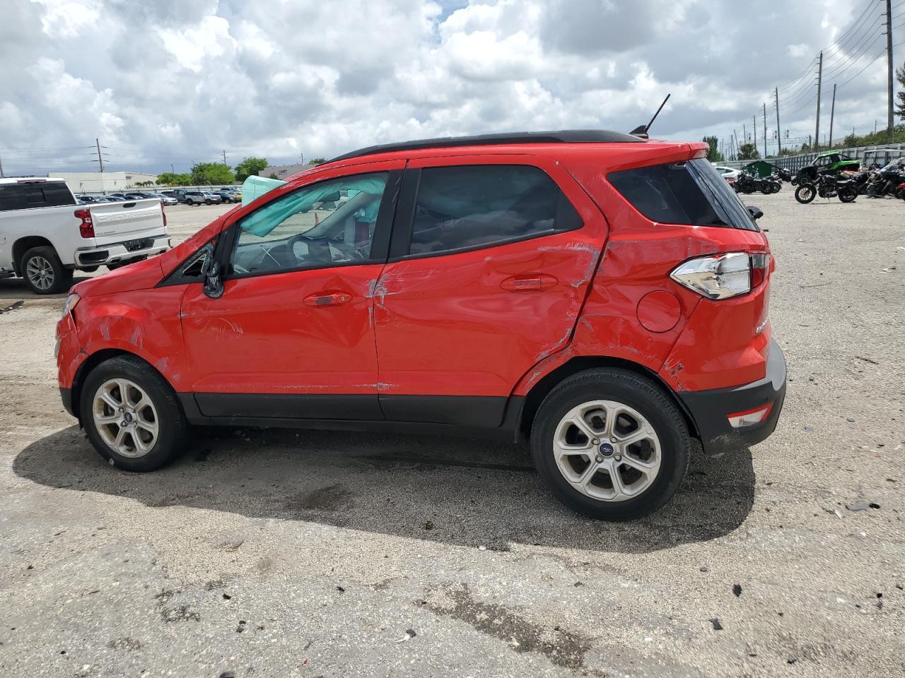 2021 Ford EcoSport VIN MAJ3S2GE9MC423027 Copart auction photo, side damage thumbnail 2