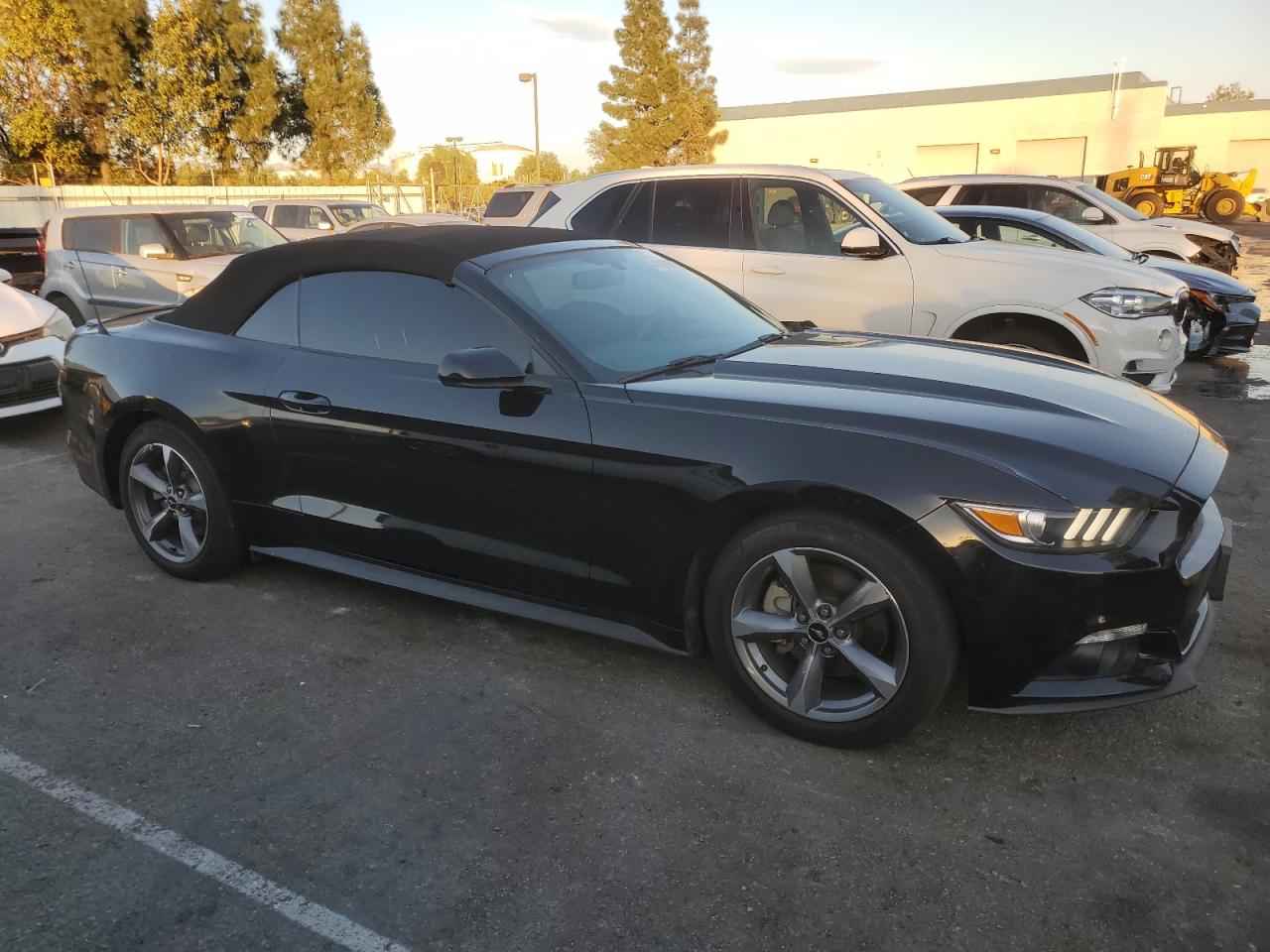 2015 Ford Mustang VIN 1FATP8EM8F5363506 Copart auction photo, side damage thumbnail 4