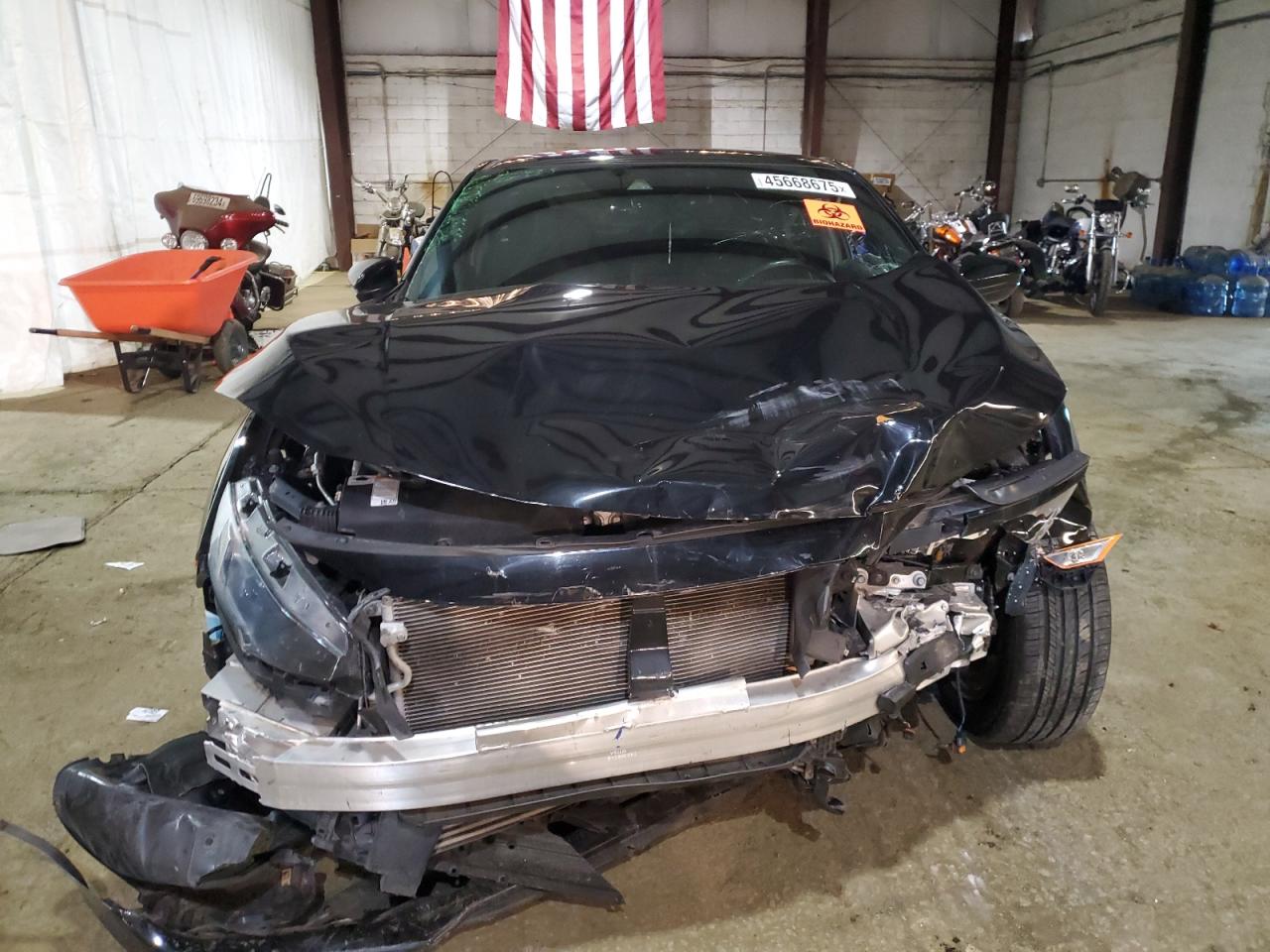 2019 Honda Civic VIN 2HGFC3B36KH356012 Copart auction photo, front end damage thumbnail 5