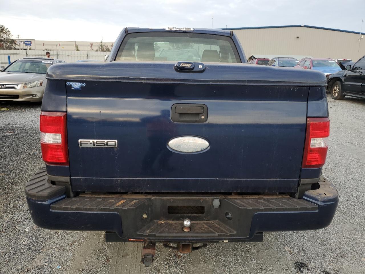 2007 Ford F-150 VIN 1FTRF02267KB67255 Copart auction photo, all over damage thumbnail 6