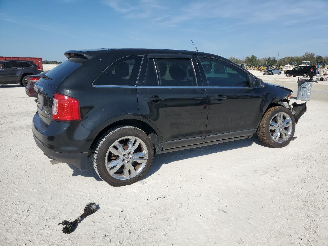 2014 Ford Edge VIN 2FMDK4KC3EBA16219 Copart auction photo, front end / side damage thumbnail 3