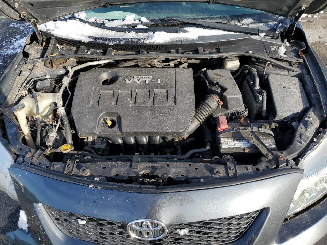 2010 Toyota Corolla VIN 2T1BU4EE9AC243645 Copart auction photo, side / front end damage thumbnail 12