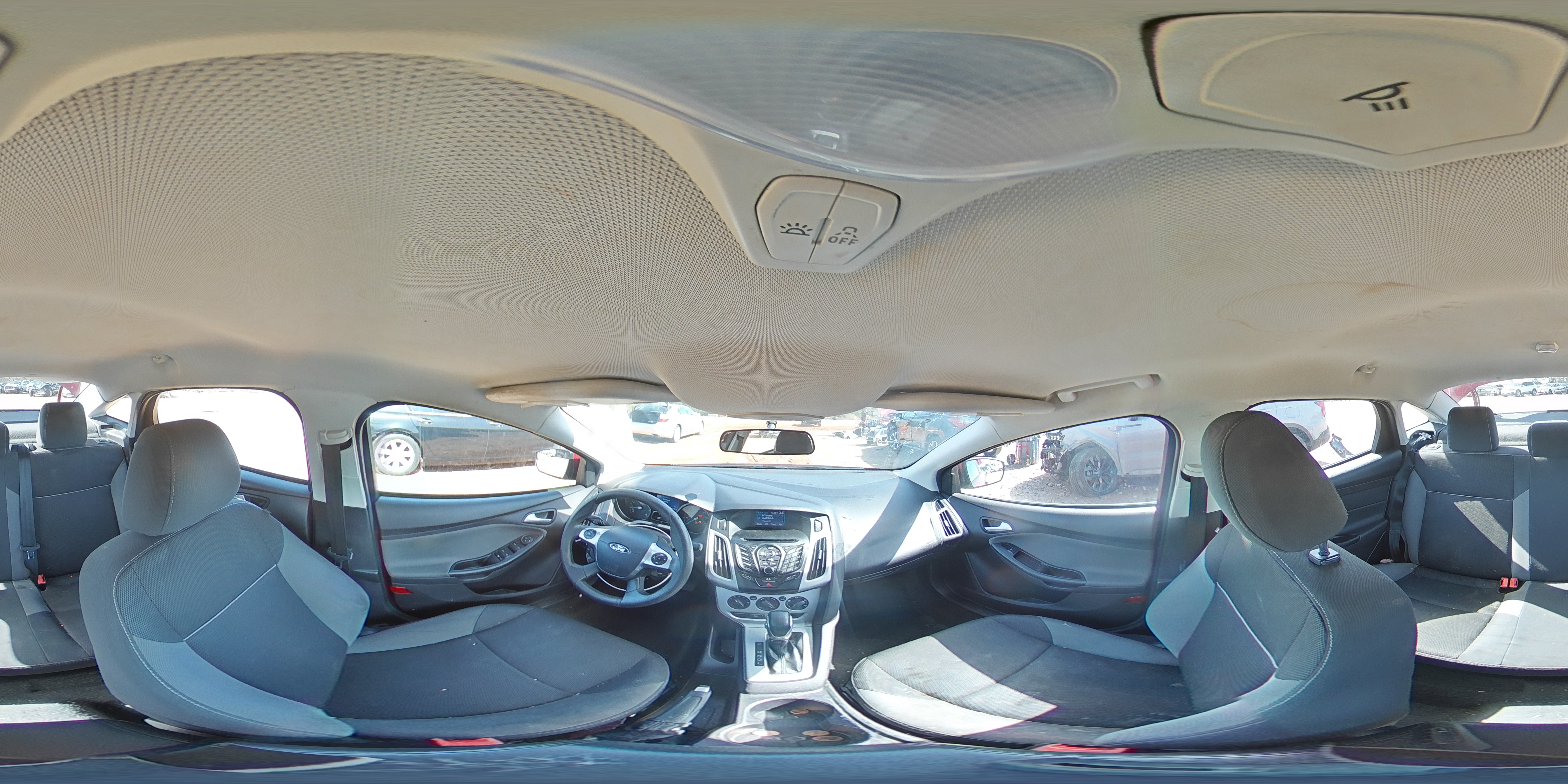 2014 Ford Focus VIN 1FADP3F27EL152571 Copart auction photo, front end damage thumbnail 12
